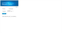 Desktop Screenshot of productfinder.gentec-eo.com